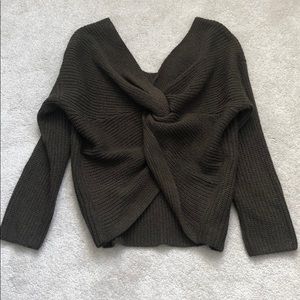 ASTR Twist Back Sweater